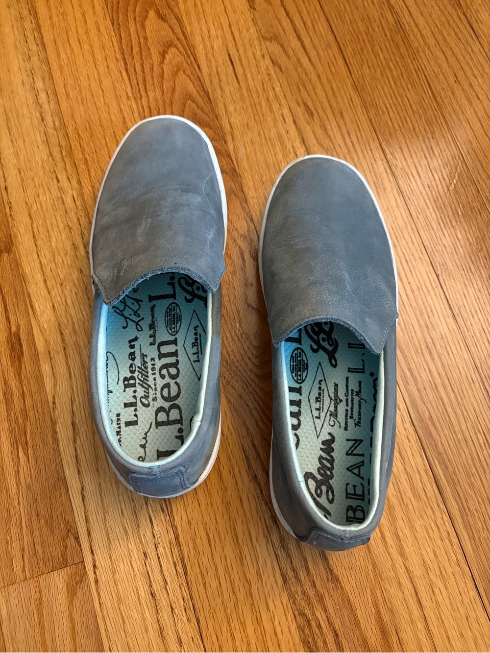 L.L. Bean Women’s Slate Gray Slip-On Loafers